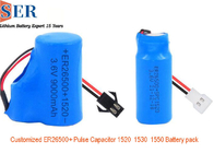 Paket Baterai Lithium 3.6v ER26500 Dengan Kapasitor 1550 Pulsa ER26500+HPC1550 Untuk Hal Internet