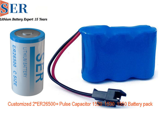 10.8V Baterai Li-SOCL2 khusus 3ER26500 3S1P baterai utama ukuran C untuk Locker Sepeda
