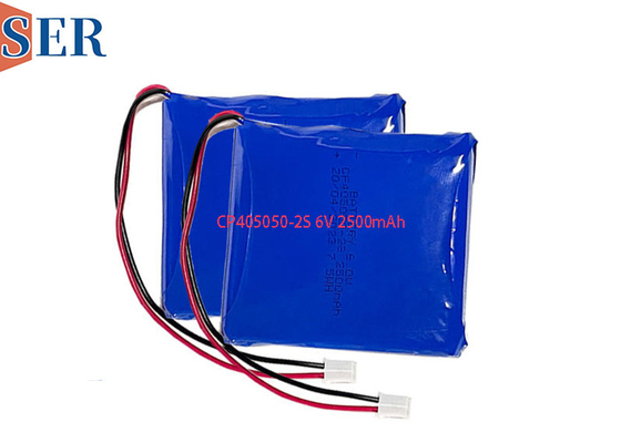 Desain khusus baterai lithium primer CP405050-2S 6.0V 2500mAh