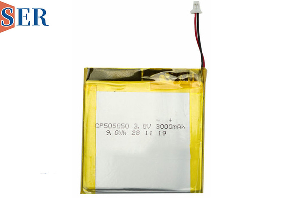 CP505050 Ultra Thin Battery 3.0V Flexible LiMNO2 Soft Package Battery Untuk IoT