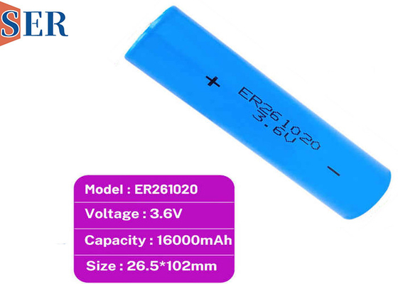 17000mAh 3.6V Li SOCL2 Baterai ER261020 ER341245 ER321270 Untuk Perangkat Elektronik