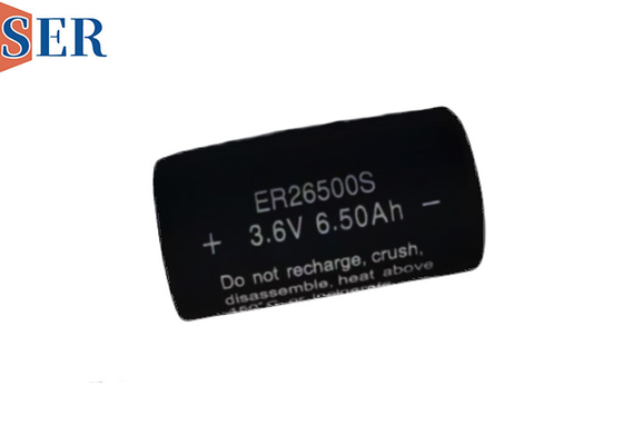 Er26500S 3.6V Li SOCl2 Baterai Ukuran C Suhu Tinggi Hingga 150°C Untuk Perangkat Lapangan Pengeboran Minyak