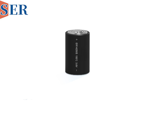 ER14250S Li socl2 Baterai 1/2AA 3.6V 600mAh Dari -55 sampai 165°C
