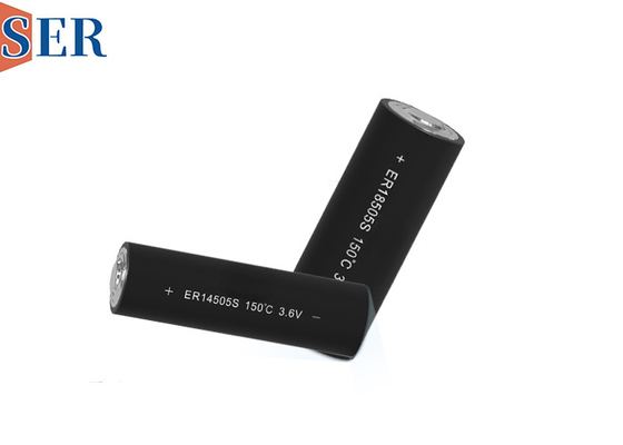 ER14505 3.6V AA Ukuran Baterai Li SOCL2 Primary Dari -55 hingga 165°C Untuk Pengeboran Minyak