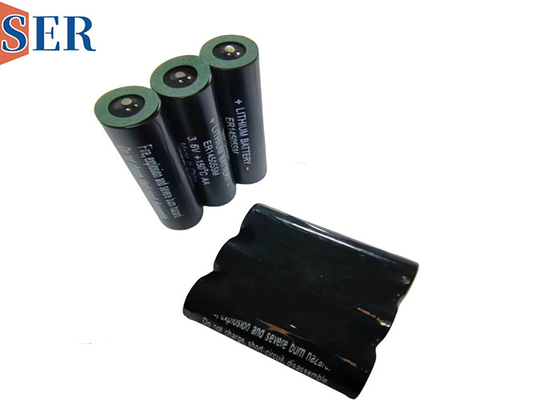 Suhu Tinggi ER321250S 3.6V 28Ah 32127MR DD Ukuran Baterai Li-SOCl2 165 derajat Celcius Untuk Perangkat Downhole