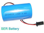 LS33600 / ER34615 D ukuran 3.6V 19000mAh R20 Baterai Li-SOCI2 utama Lithium