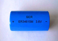 Baterai Li SOCL2 Non Isi Ulang Daya Tinggi Lithium Thionyl Chloride 3.6V D Ukuran ER34615M