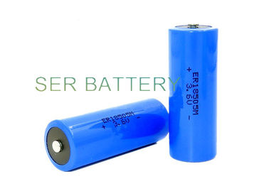 Baterai Primer Lithium 2ER18505M, Baterai Lithium Ion 7.6Ah 3.6 Volt Paket Daya Cadangan GPS
