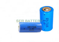 Baterai 2/3A Li SOCL2 yang Disesuaikan ER17335 3,6 Tegangan 1900mAh Untuk Cahaya Penambang
