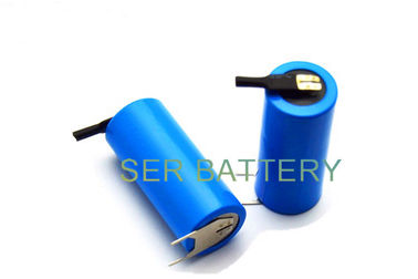 Ukuran 2/3 Baterai Lithium Sel Kering ER17335M 3.6V Daya Tinggi Dengan Pin Solder