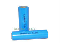 Bobbin Type Li SOCL2 Battery ER14505H AA 3.6V Umur Kerja Panjang Dengan Tab Terminal