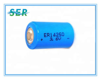 Baterai Lithium Saft 3,6 Volt 1200mAh, Baterai Lithium 1/2AA ER14250 Bentuk Silinder