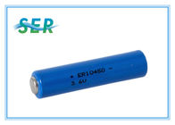 Baterai 3.6V Li SOCL2 Non Isi Ulang Ukuran AAA ER10450 Untuk Meteran Utilitas / Alarm GPS