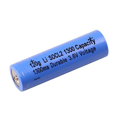 120g Li SOCL2 Battery 13000mAh Capacity 3.6V Voltage Durable Energy Supply for Industrial Control and Security Systems