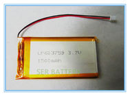 Tablet PC Lithium Ion Polymer Battery Pack, 063759 Baterai Lipo Polymer LP603759 3.7v 1500mah
