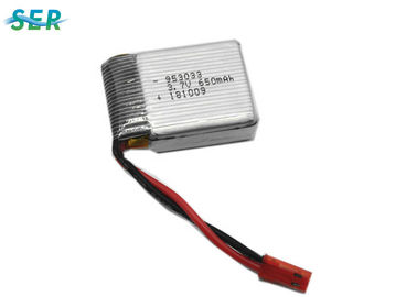 Baterai Lipo RC Drone 3.7V 650mAh 25C Tingkat Discharge Tinggi 953033 Isi Ulang