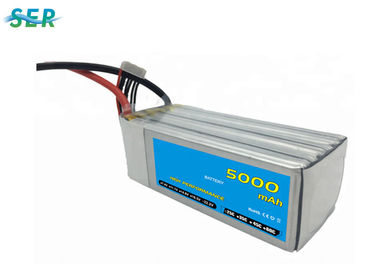 Paket Baterai Mobil Remote Control Bentuk Persegi , Baterai RC Boat 25C 11.1V 2200mAh