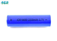 Baterai Lithium Ion Siklus Panjang Umur 18650 3.7V 2200mah Sel ICR18650 Isi Ulang