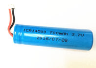 Baterai Lithium Ion 750mAh 3,7 Volt 14500 Sel Li - Ion Menunjuk Untuk Mainan Listrik