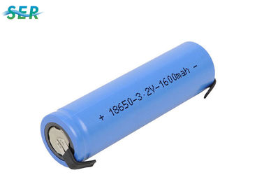 3.2V 1500mAh Sel Baterai Lithium Iron Phosphate , Baterai Mobil Lithium Iron Phosphate IFR 18650