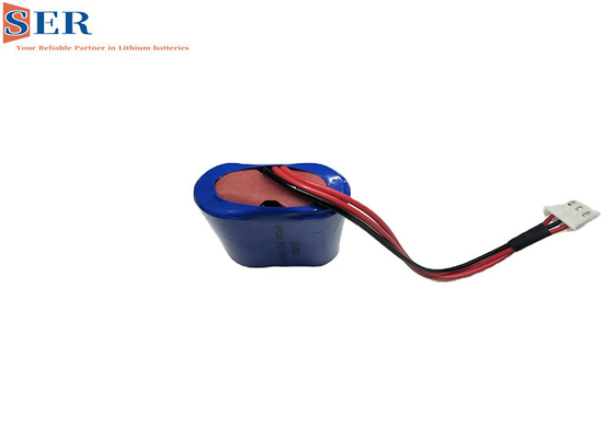 2ER14505 1S2P Li SOCL2 Baterai ER14505-2 Paralel 3.6V 4800mah Untuk Sirkuit Ram Cmos