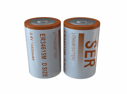 2ER34615M SAFT 2LSH20 7.2V 14Ah Lithium ER34615M Ukuran D Baterai Paket Gas Api Baterai pembakaran