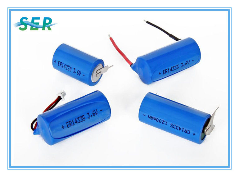 DLL OBU Li SOCL2 Baterai ER14335 2/3AA 3,6 Tegangan 1700mAh 10 tahun Umur simpan