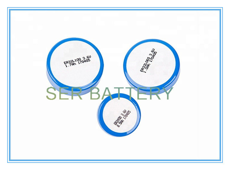 Baterai Deep Circle ER32100, Baterai Lithium Coin 3.6V 1700mAh Ukuran 1/6D Untuk TPMS