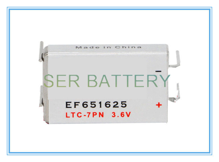 Meteran Air Prismatic Li SOCl2 Lithium Thionyl Chloride Cell 3.6V LTC-7PN EF651625 Baterai