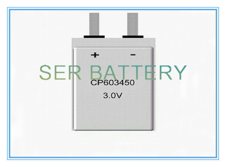 Baterai Lithium Mangan Tipe Tipis Tipis 3V CP603450 Untuk Tag Elektronik Aktif