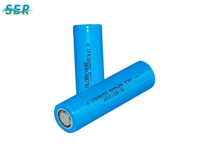 3.2V 1500mAh Sel Baterai Lithium Iron Phosphate , Baterai Mobil Lithium Iron Phosphate IFR 18650
