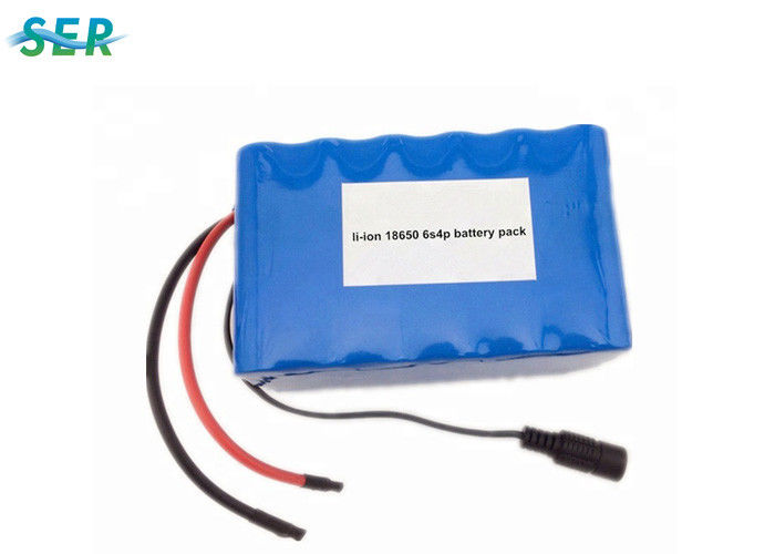 Paket Baterai Sepeda Listrik Lipo Energi Tinggi 22.2V 24Ah Untuk Sepeda / Kendaraan Militer