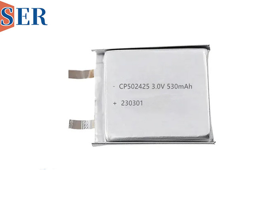 CP502425 CP502525 Lithium Manganese Soft Pack Battery 3.0V Li-MnO2 Soft Pouch Cell Untuk RFID IoT LoRa Alar