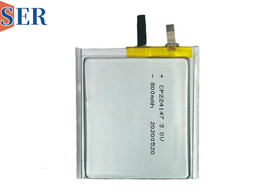 CP224147 Prismatic Ultra Thin Battery 3.0V 750mAh Baterai Kartu Cerdas Utama