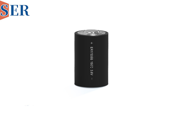2/3A Suhu Tinggi ER17335S 150°C Baterai Li SOCl2 Untuk GPS Tracker Kontainer