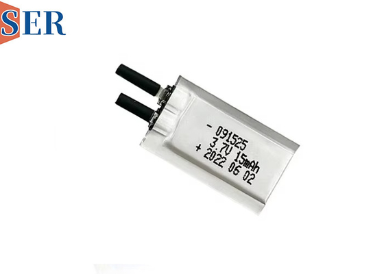 Sesuaikan 3.7V sel kantong ultra tipis 091525 baterai polimer lithium isi ulang untuk perangkat portabel
