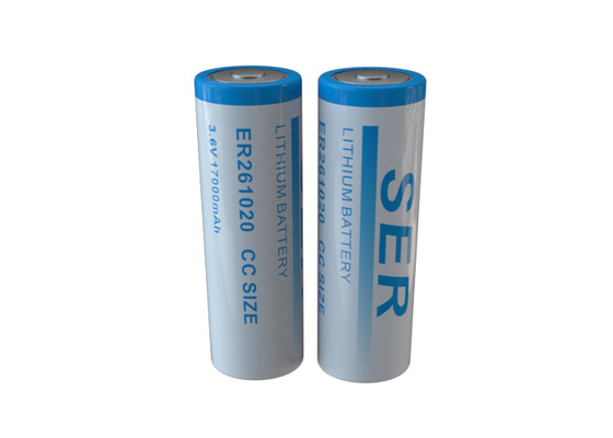 ER261020 CC 3.6V LiSOCL2 Baterai Tipe Gelendong 3.6 v baterai lithium