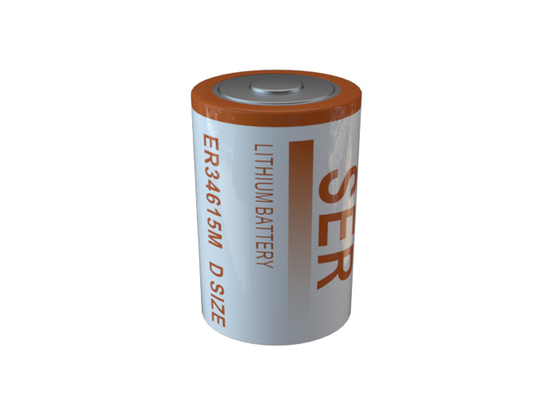 ER34615M 3.6V D Ukuran Baterai LiSOCL2 Spiral High Drain Baterai Lithium Thionyl Chloride