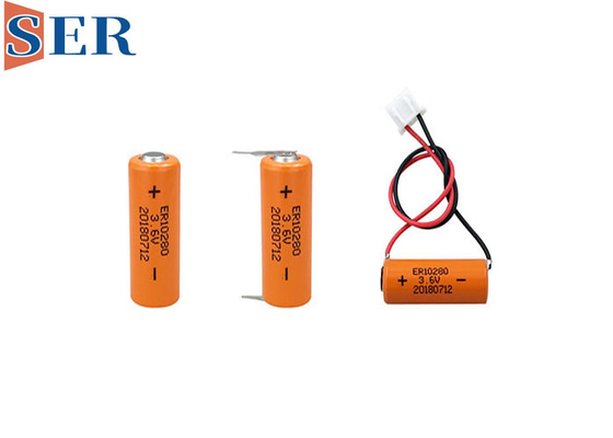 Baterai ER10280 Li SOCL2 500mAh 3.6V 2/3AAA Ukuran Lithium ER10/28