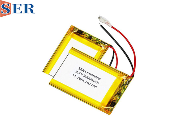 Li - Ion Pouch Lipo 606065 Baterai Lithium Polymer 3.7V 7.4V 11.1V 2500mAh