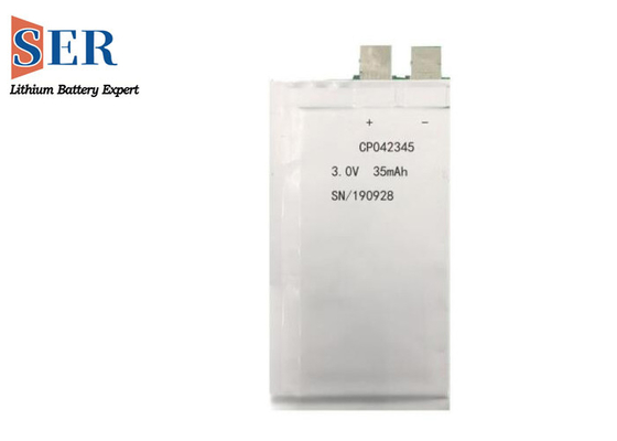 CP042345 3.0V Baterai Limno2 Fleksibel CP203040 Sel Ultra Tipis