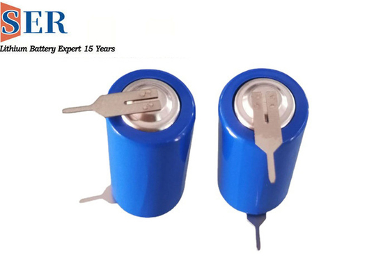 Silinder Li SOCl2 Baterai Tegangan Tinggi 3.6 V ER17450m Untuk Meteran Gas NB-IoT Meter